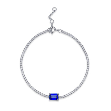 Bracelet de tennis [dimension] Midnight Sapphire