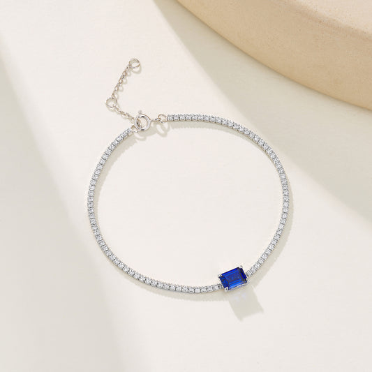 Bracelet de tennis [dimension] Midnight Sapphire